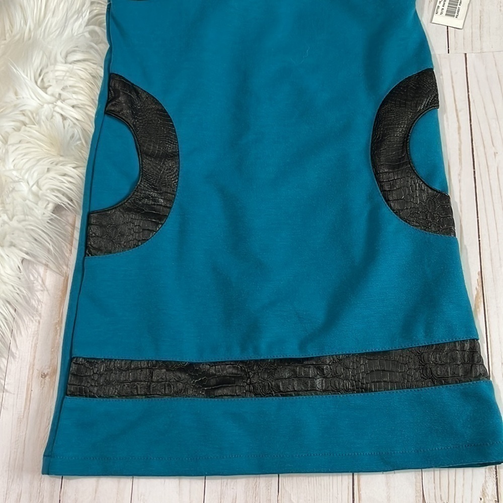 Laundry by Shelli Sagal Turquoise Dress Size 8 NWT - Picture 3 of 9
